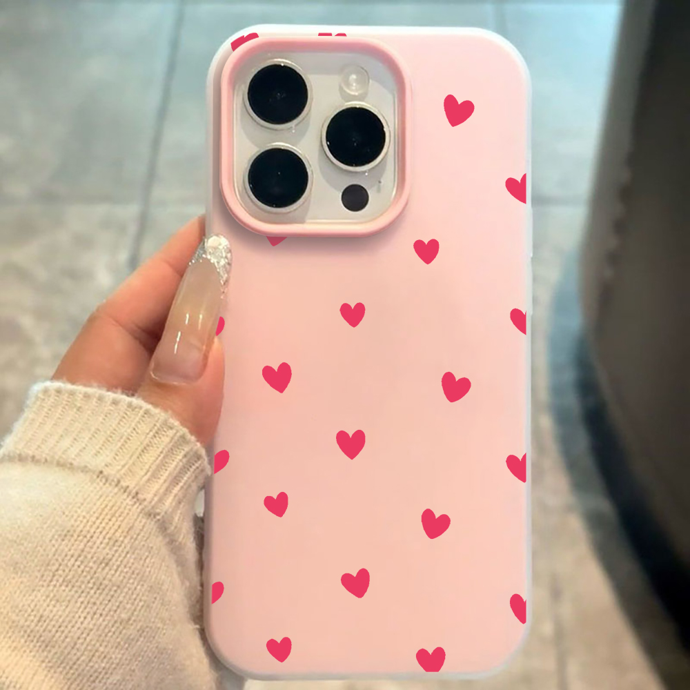Phone Cases Red - Funda de teléfono con patrón de