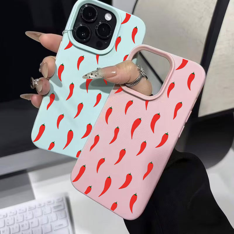 Phone Cases Red - Funda de silicona mate suave con