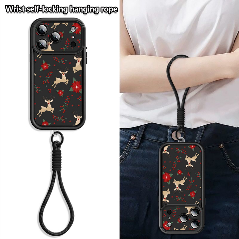 Phone Cases Red Deer - Funda de teléfono con cordón para