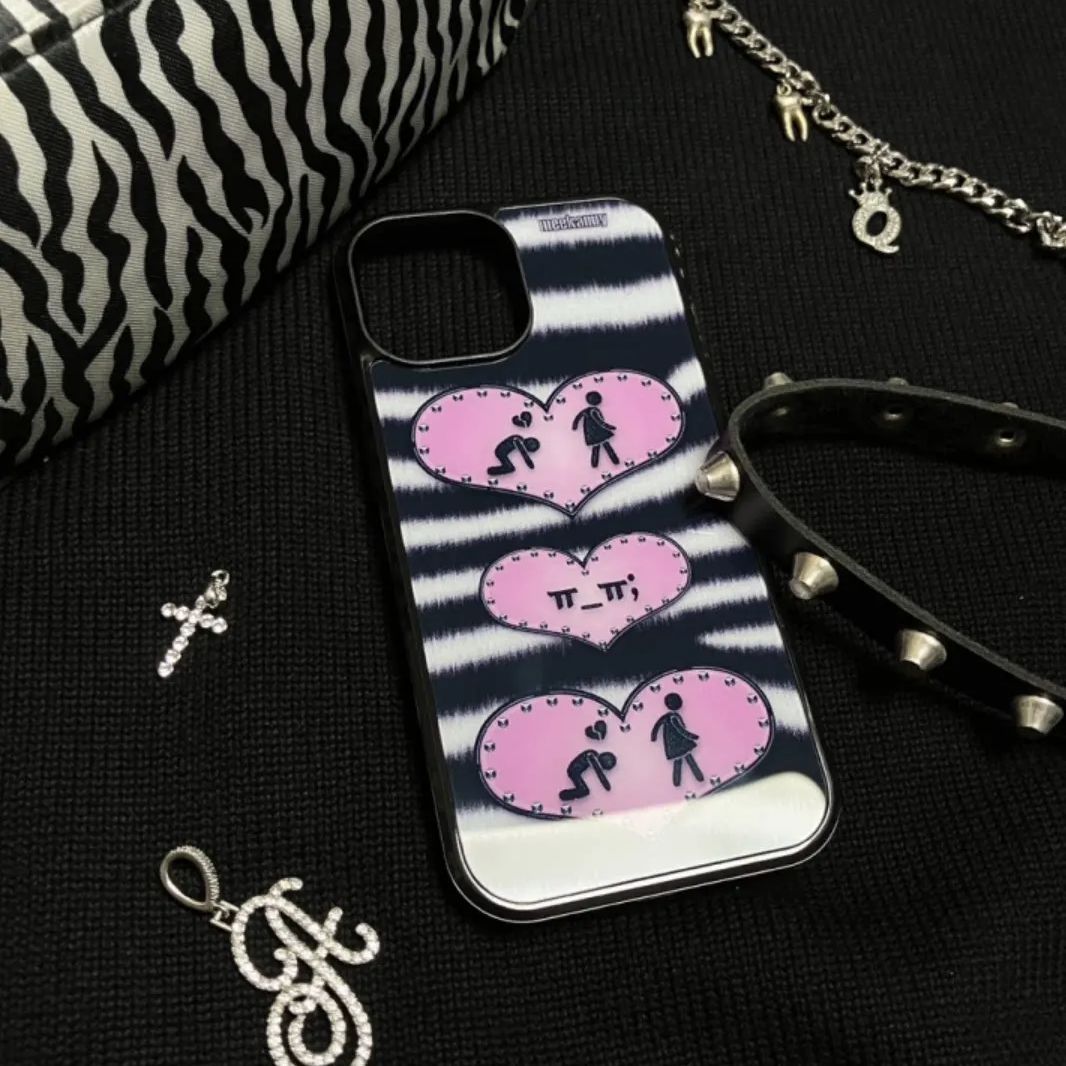 Phone Cases Personalised - Funda de teléfono a rayas Y2K