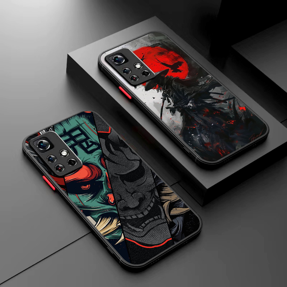 Phone Cases Rimowa - Funda de teléfono samurái con cara