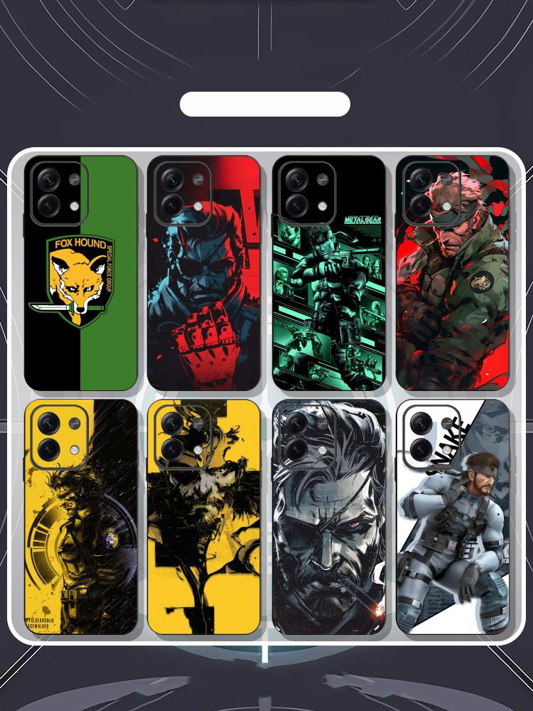 Xiaomi Redmi Note 14 - Funda de teléfono Game Metal Gear