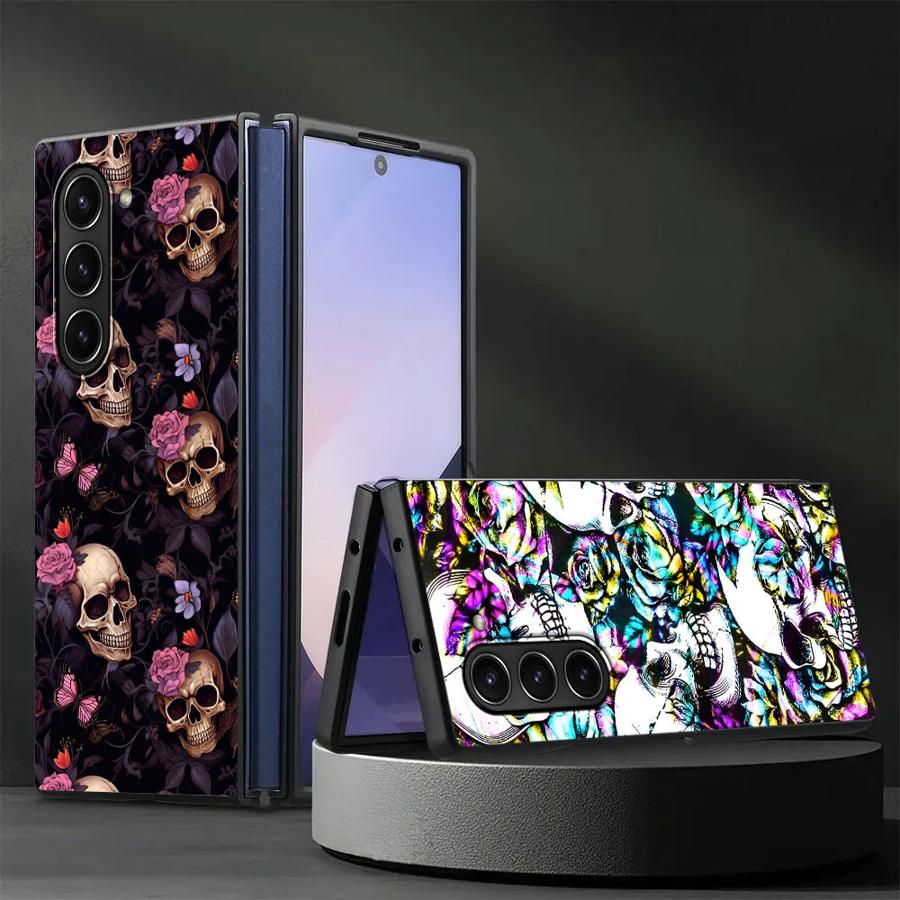 Phone Cases Z Fold 7 - Funda con diseño de calavera para