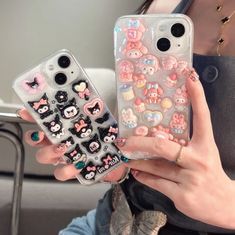 Phone Cases Rimowa - Funda de teléfono transparente 3D Sanrio