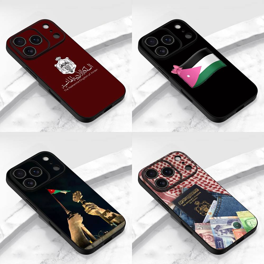 Phone Cases Jordan - Funda de teléfono con emblema nacional