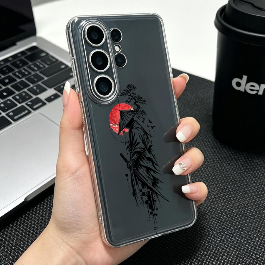 Phone Cases Red - Funda con estampado de samurái con