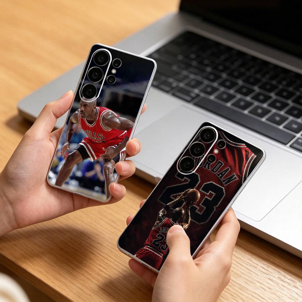 Phone Cases Jordan - Funda Transparente Rígida para Teléfono con