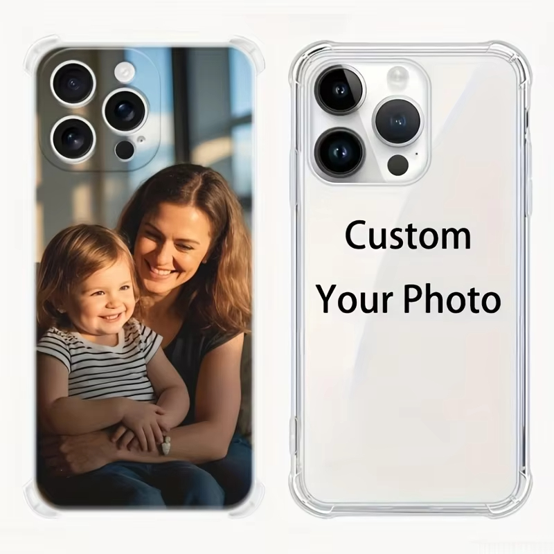 Phone Cases Personalised - Funda transparente a prueba de golpes