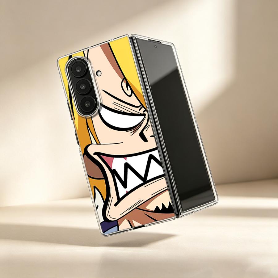 Phone Cases One Piece - Funda Transparente Suave para Teléfono con