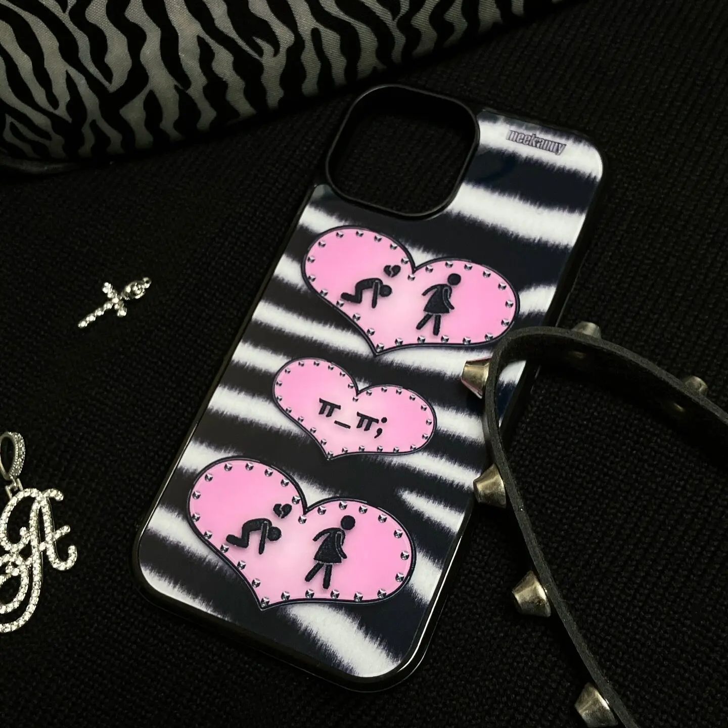 Funda de teléfono a rayas Y2K  - Phone Cases Personalised reseña y precio