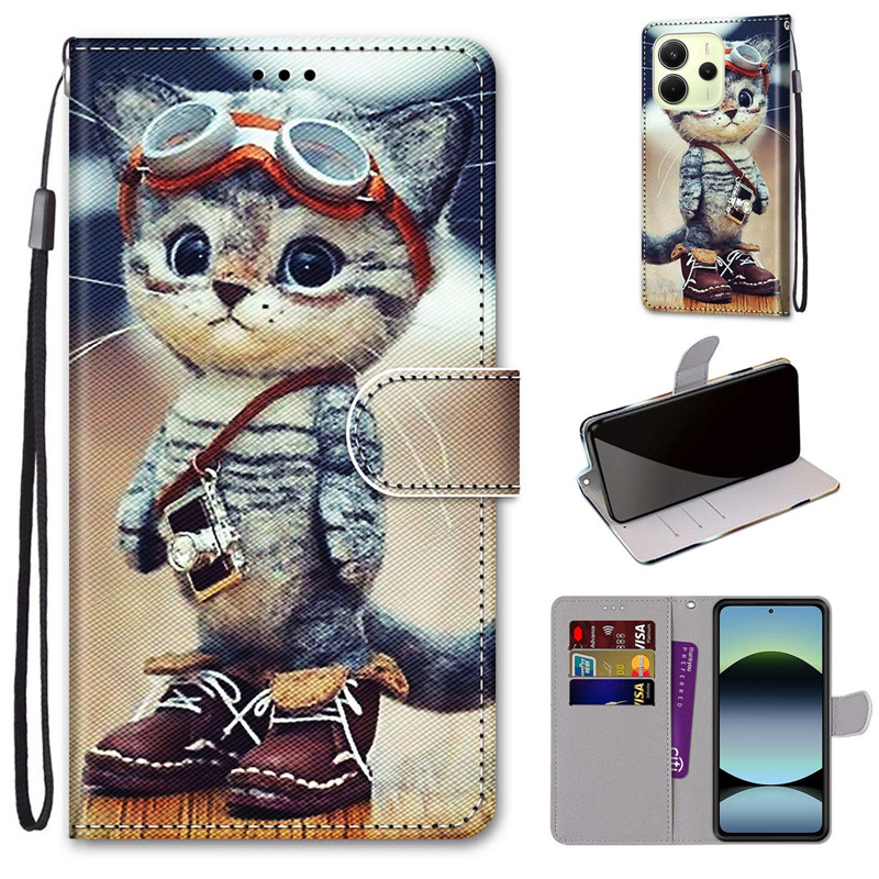 Funda magnética de cuero para  - Phone Cases Eu reseña y precio