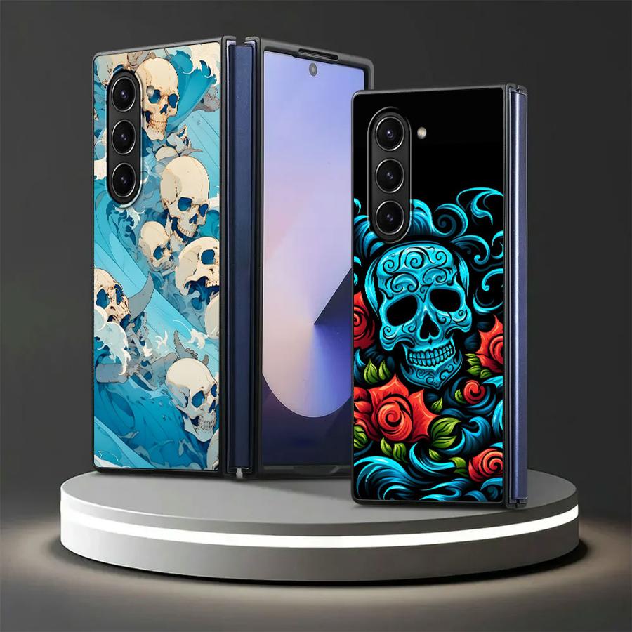 Funda con diseño de calavera p - Phone Cases Z Fold 7 reseña y precio