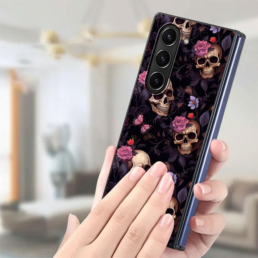 Funda con diseño de calavera p - Phone Cases Z Fold 7 reseña y precio