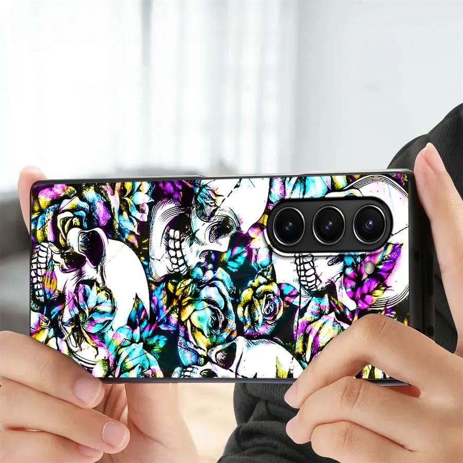 Funda con diseño de calavera p - Phone Cases Z Fold 7 reseña y precio