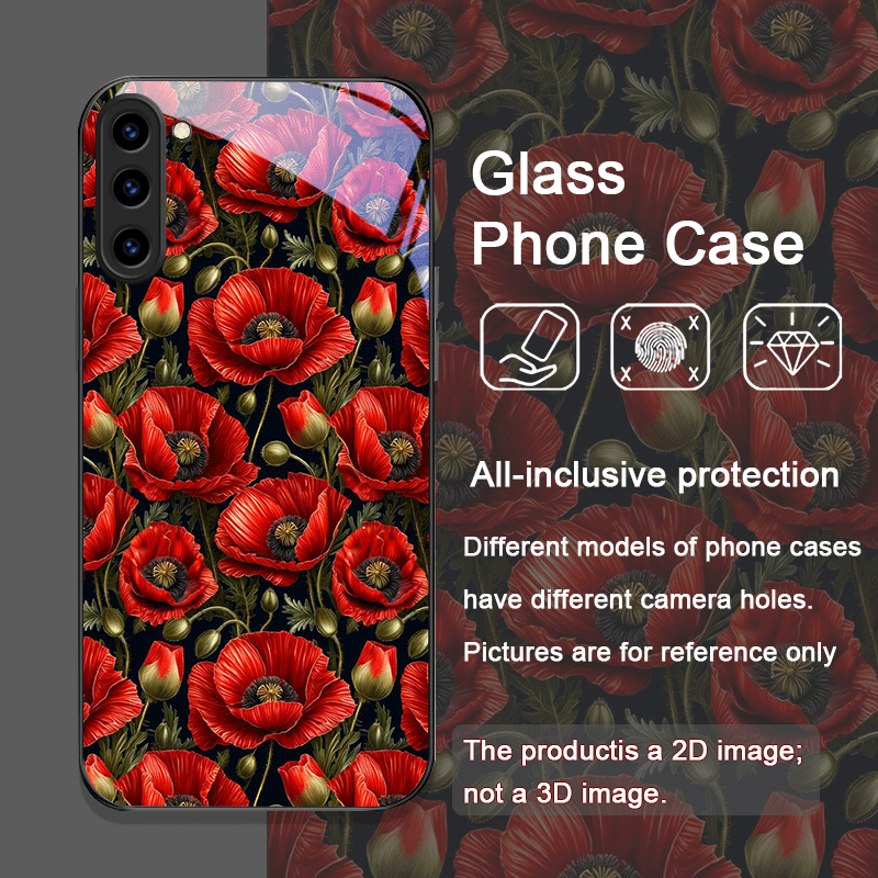 Funda de Teléfono de Vidrio Te - Phone Cases Red reseña y precio