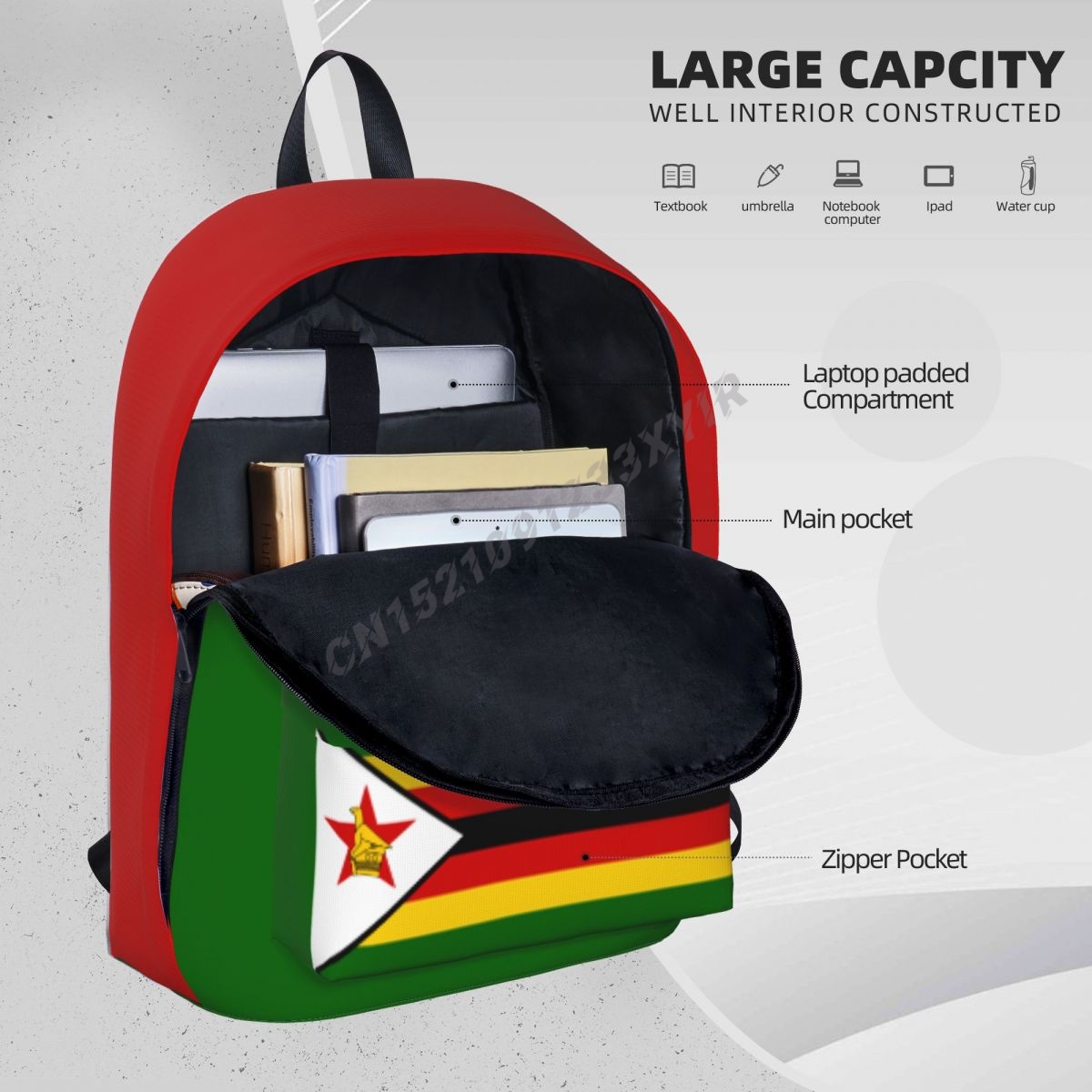Mochila unisex Bandera de Zimb - Phone Cases Zimbabwe reseña y precio